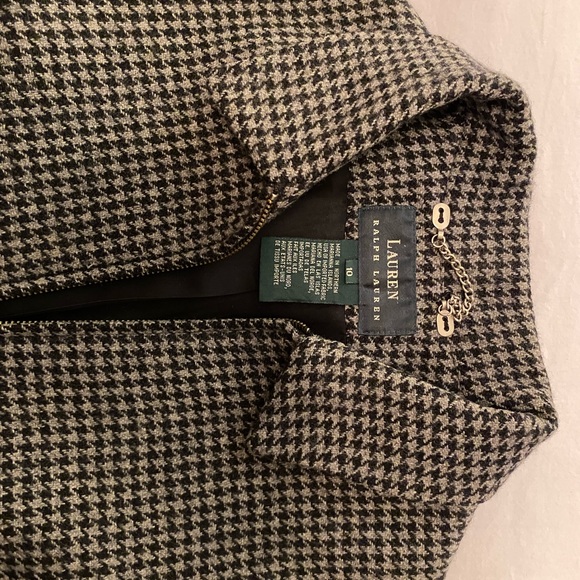 Ralph Lauren jacket M gray and black - Picture 2 of 3